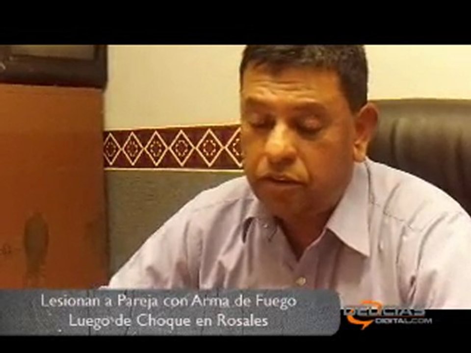 pareja baleada en rosales