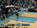 Darren Collison sets up the alley-oop and Emeka Okafor finis