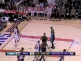 Steve Nash finds Amar'e Stoudemire with an alley-oop pass an