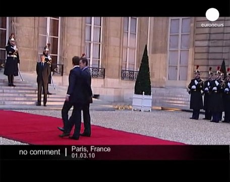 Heavy security as Russian president arrives in Paris