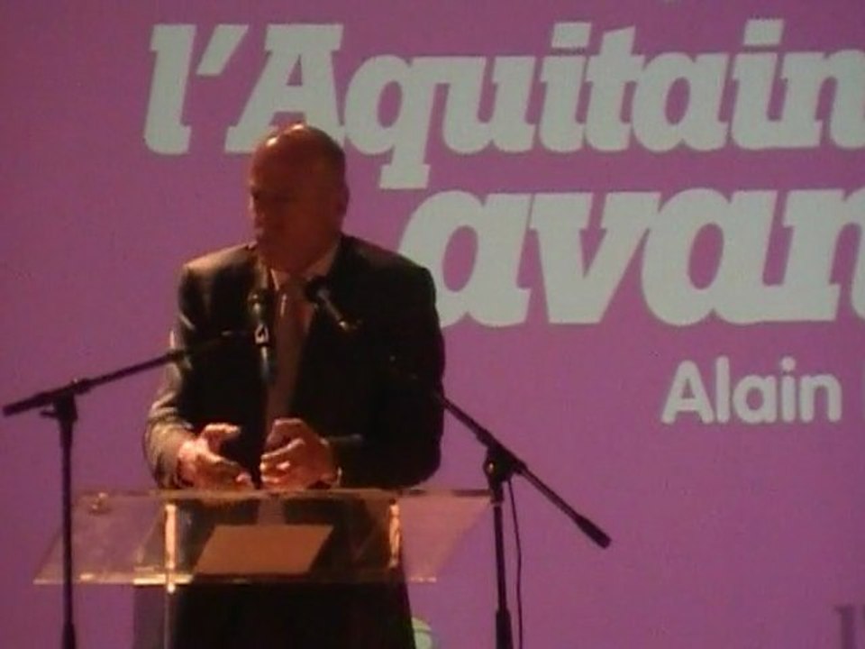 Alain Rousset sur la viticulture à Libourne