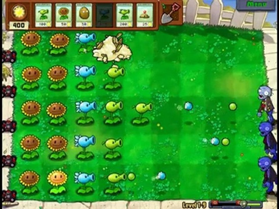 Plants Vs Zombies Level 1-9 Walkthrough