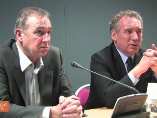 FRANÇOIS BAYROU et JEAN TOMA en CORSE