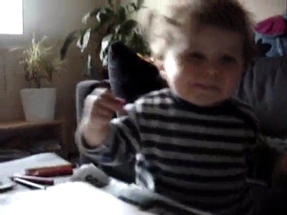 Antonin fait ses devoirs