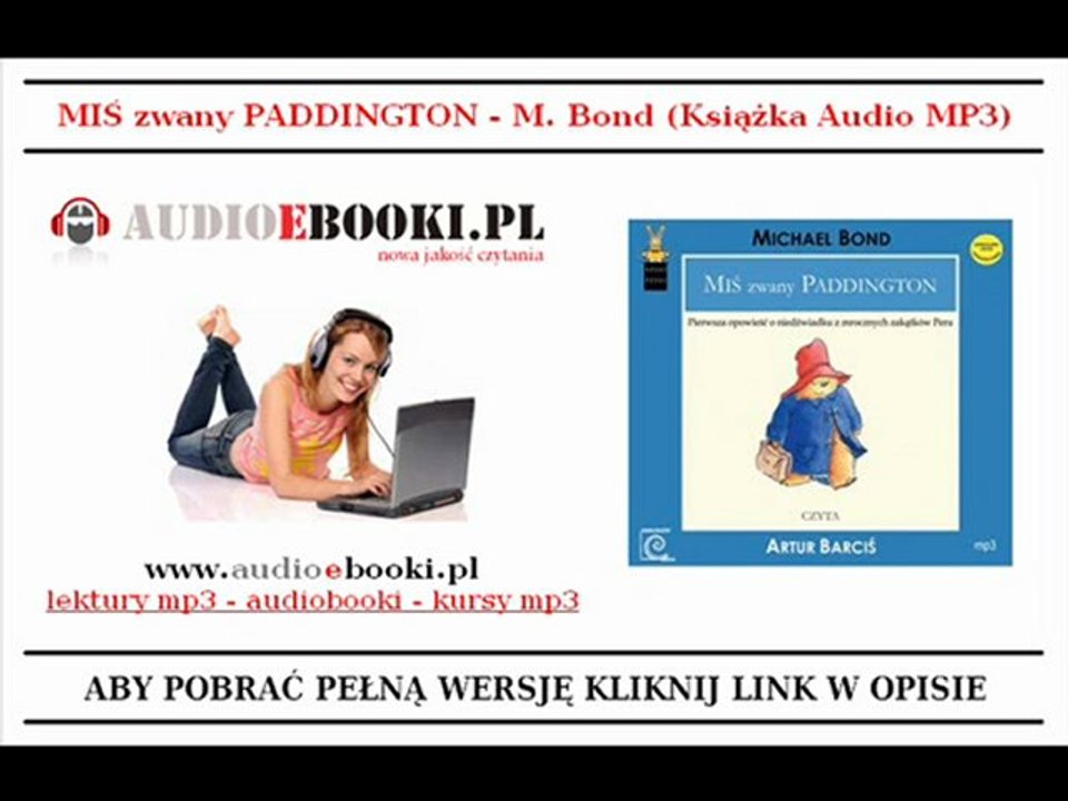 MIŚ ZWANY PADDINGTON - Audiobook (Bajki dla Dzieci) na MP3