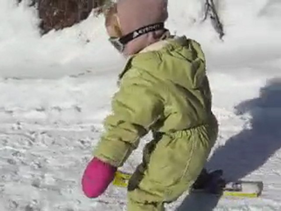 première sortie à ski de randonnée