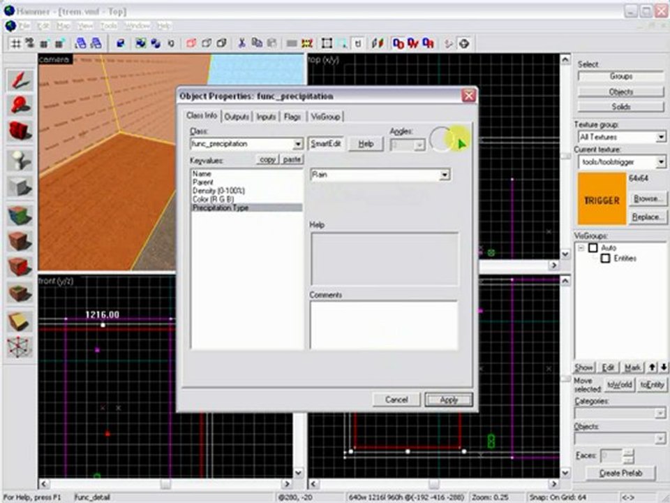 Hammer Editor - Tutorials Pluie ( N°26 )
