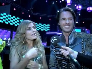 Pernilla Wahlgren och Peter Jöback