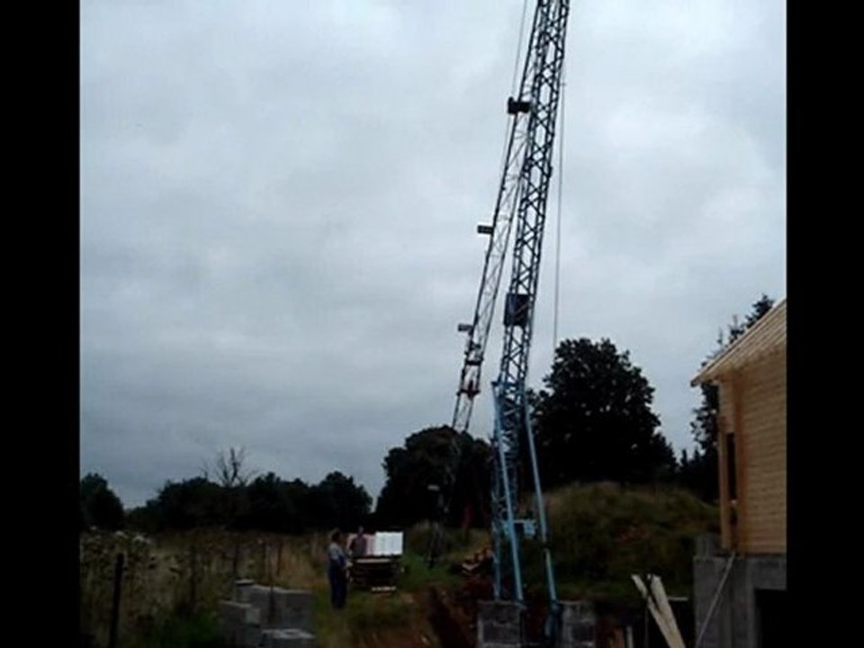 Dépliage de la grue