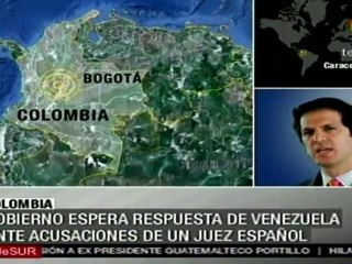 Colombia espera respuesta de Caracas a España