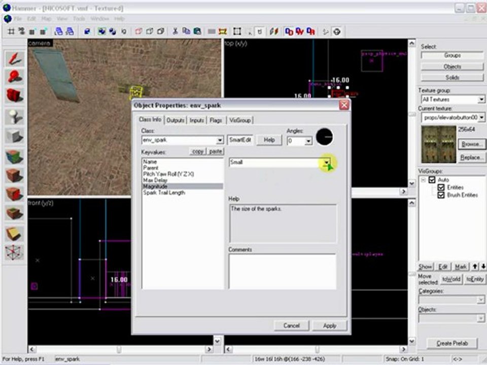 Hammer Editor - Env_Spark ( N°5 )