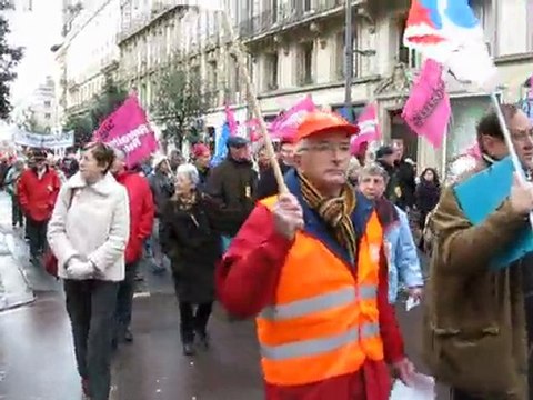 Manifestation des retraités à Rouen le 24-02-2010