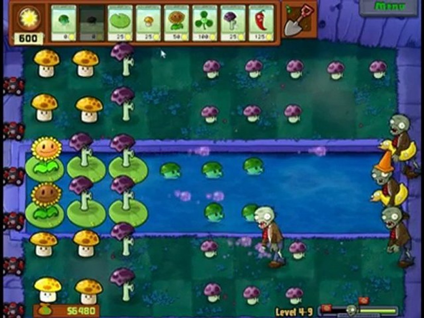 Plants Vs Zombies Level 4-9 Walkthrough - Video Dailymotion