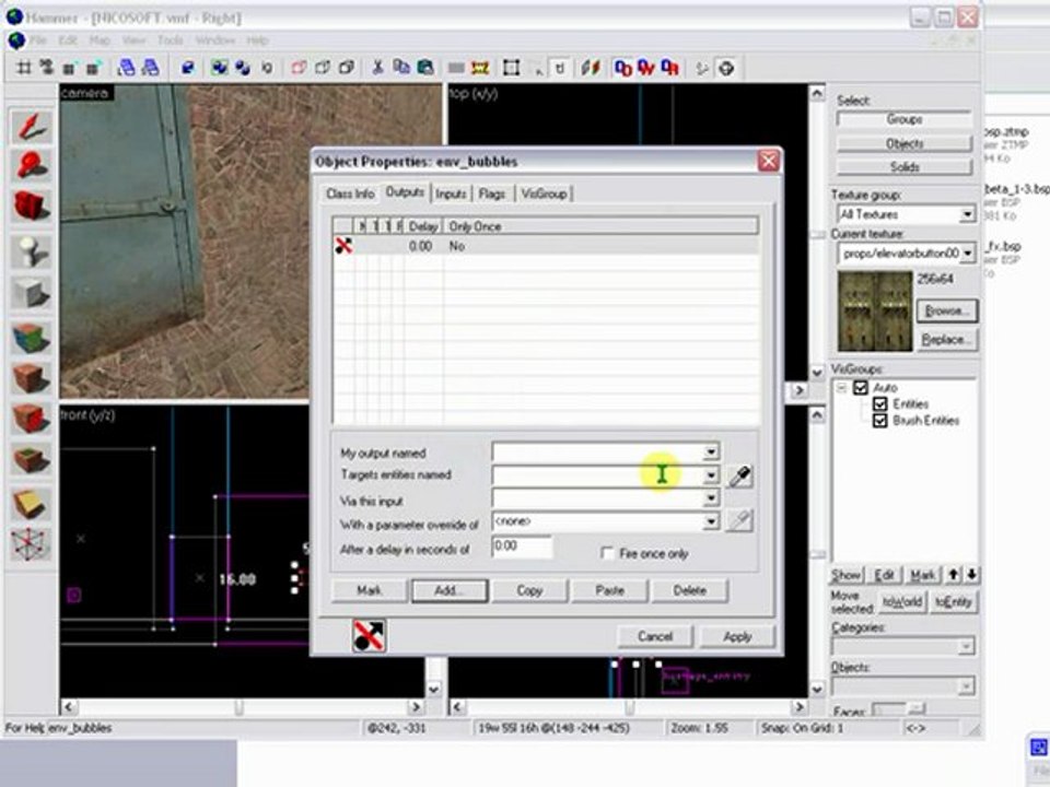 Hammer Editor - Porte + Bouton ( N°14 )