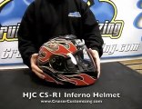HJC CS-R1 Inferno Full Face Motorcycle Helmet DOT