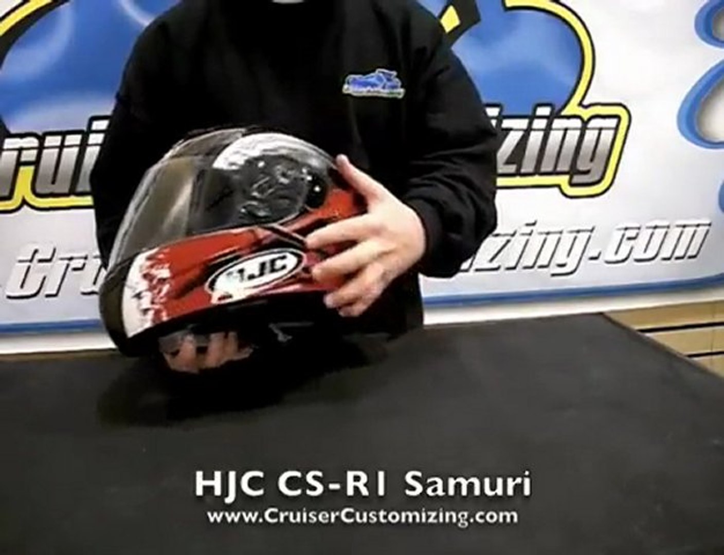 hjc cs r1 samurai helmet NHK v2 (Black Glossy)  Durian Bikers With a graphic that screams speed HJC samurai...couldnt find it for