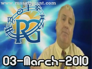 RussellGrant.com Video Horoscope Sagittarius March Wednesday