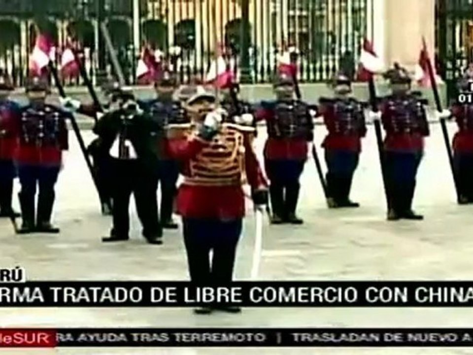China y Perú firman acuerdo de libre comercio