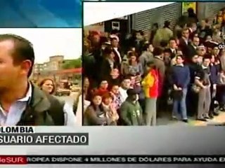 Continúa paro de transporte en Bogotá