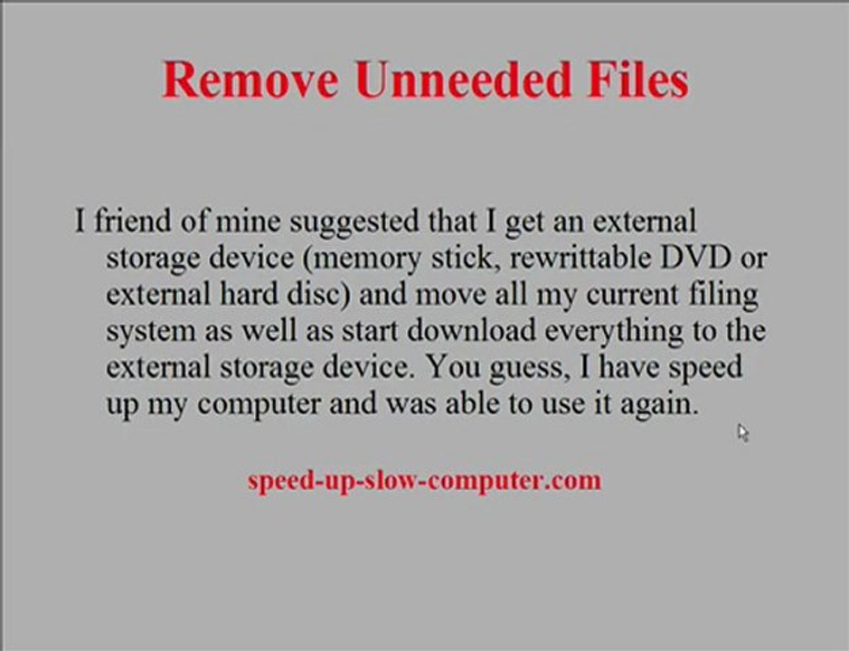 how to speed up your slow computer for free