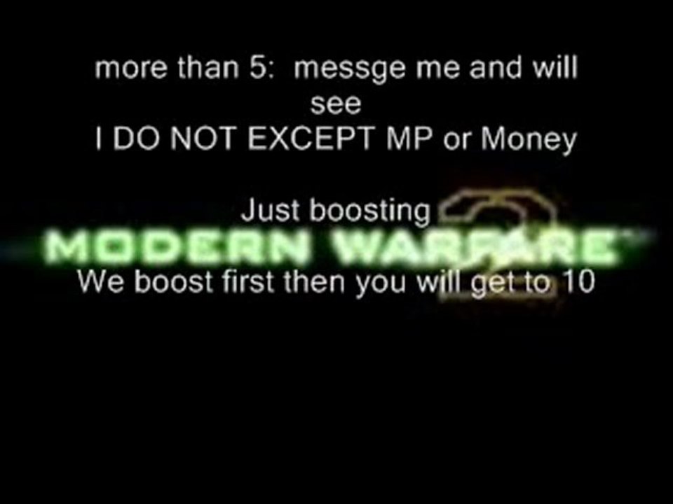 COD MW2 10 perstige Hack ( Xbox 360)