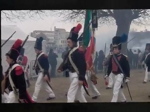 reconstitution de la bataille de Montereau 1814