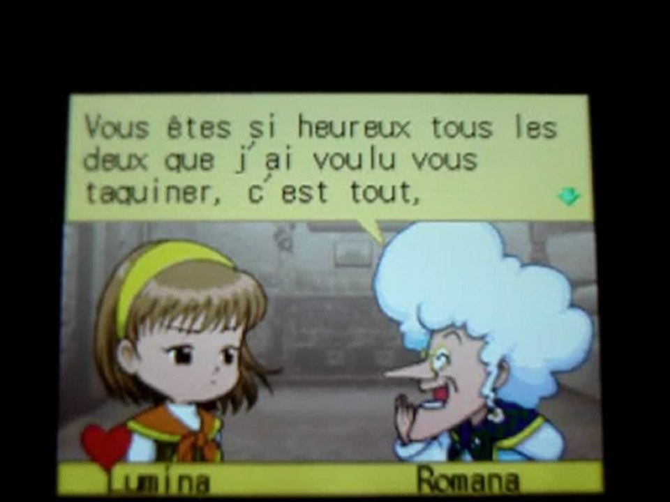 harvest moon ds plume bleu lumina