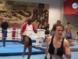 Entrainement de Moussa Konaté champion du Monde Muai Thai