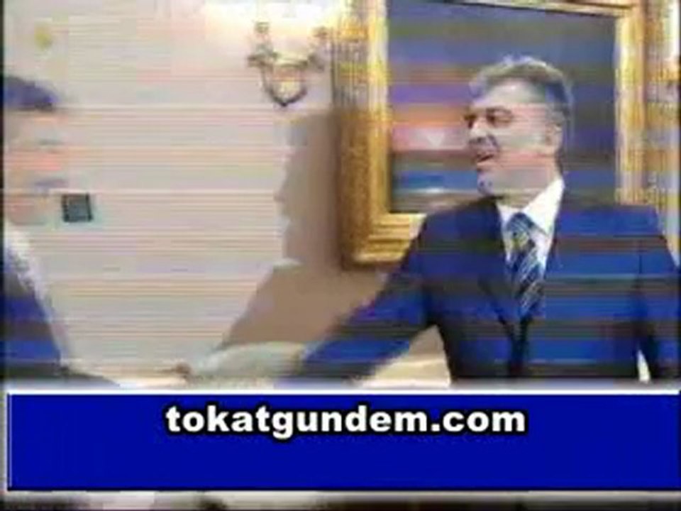 TOKAT HEYETİ CUMHURBAŞKINI GÜL İLE BİRLİKTE