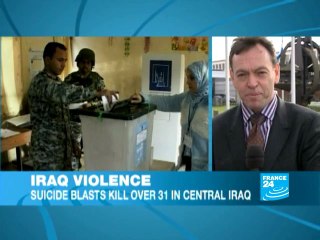 Deadly coordinated suicide bombings strike city of Baquba