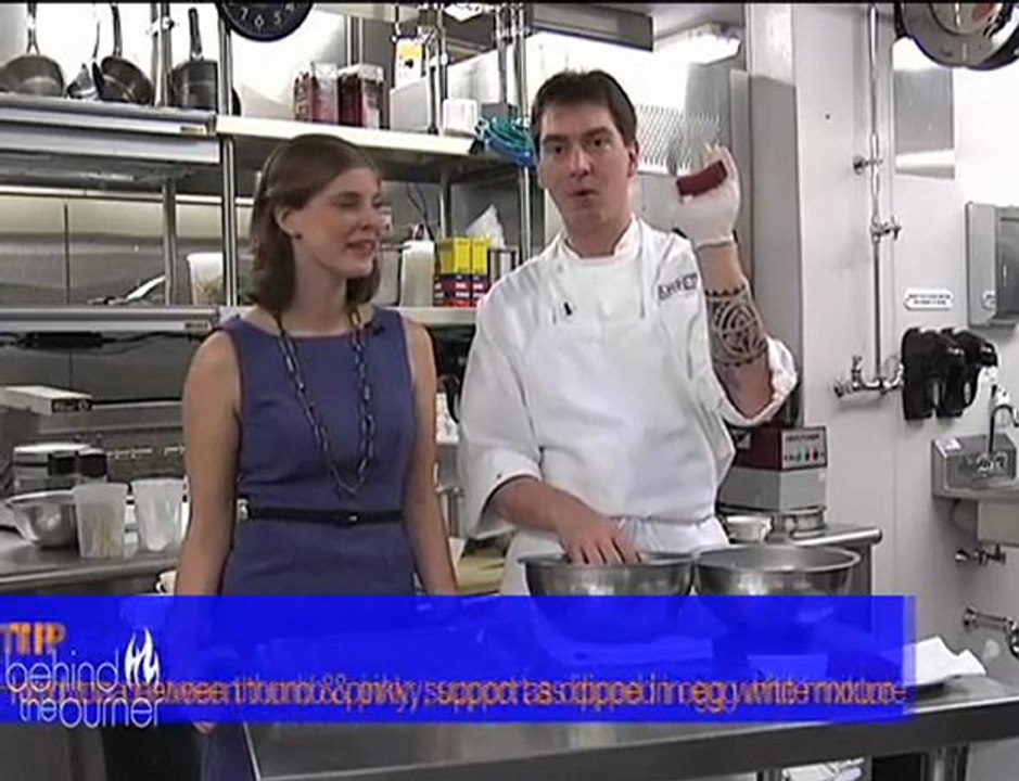 Tuna with Chef Chris Damskey at W Hotel, Boston