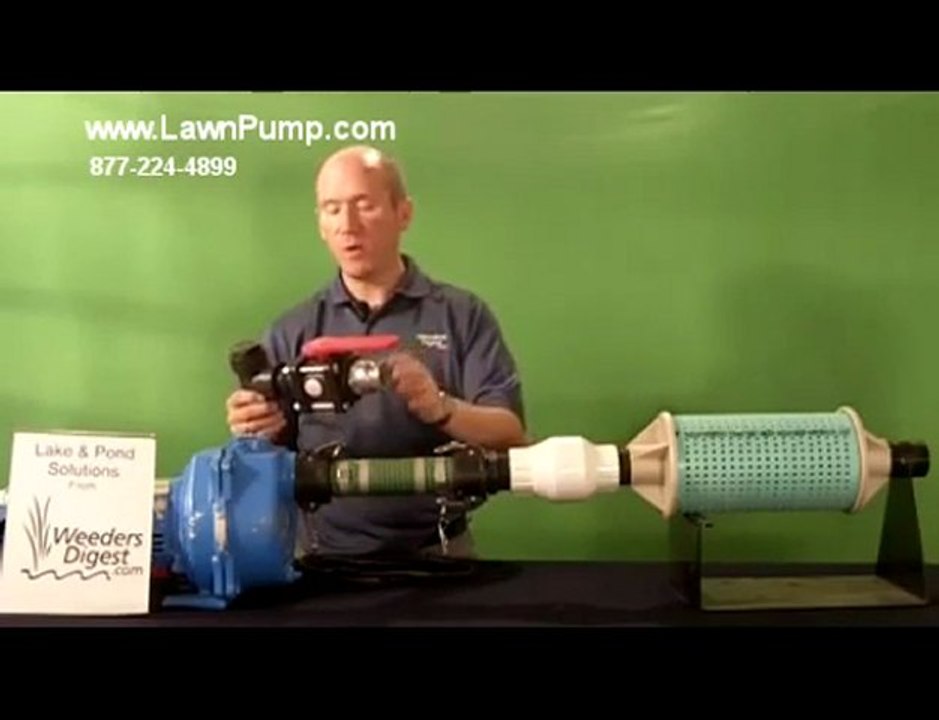 Pond Water Pump Irrigation System