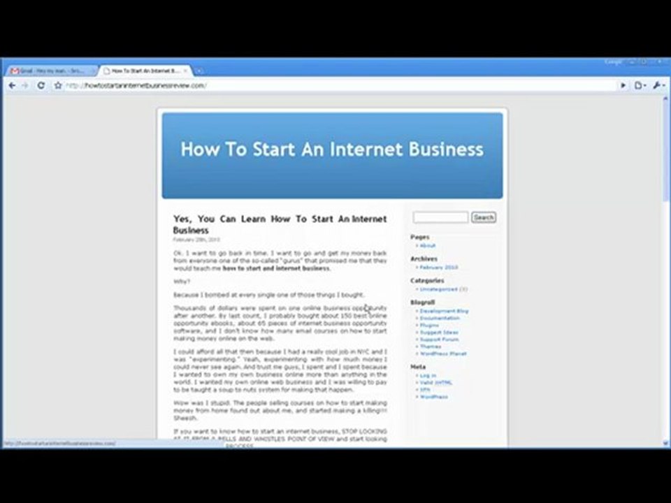 How To Start An Internet Business