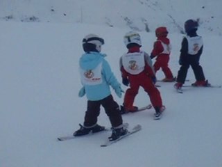 Tout le petit groupe d'Elsa et ses monos sur la violette