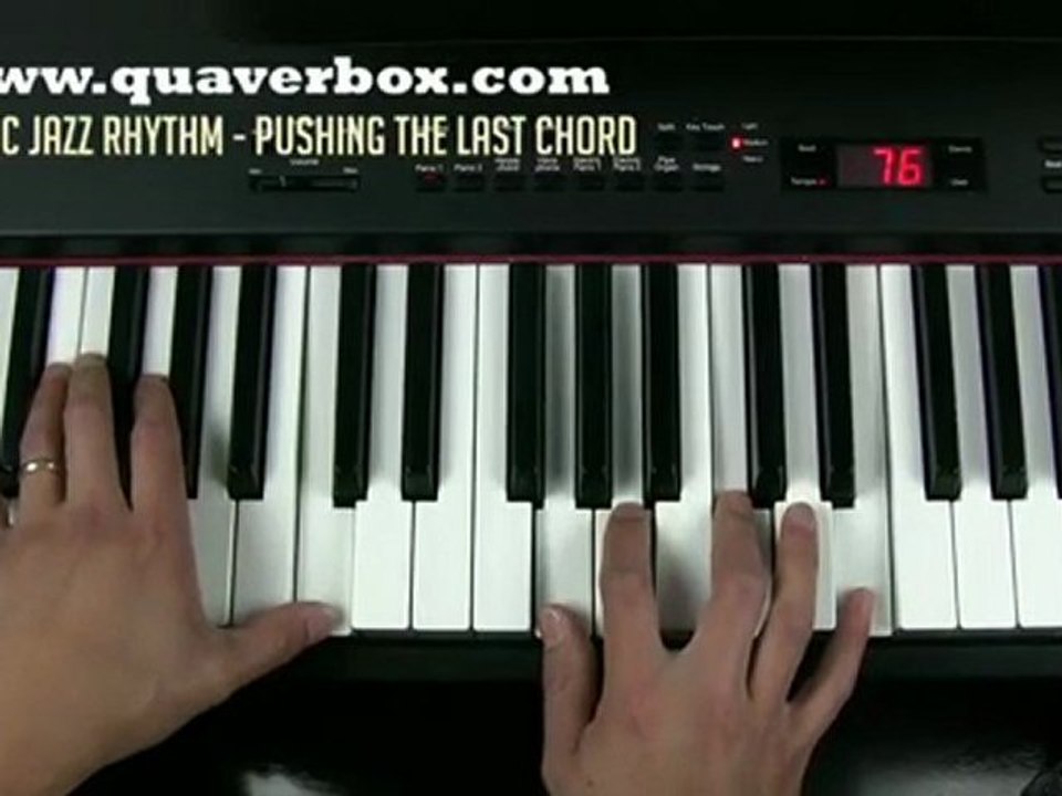 Piano Improvisation - Basic Jazz Rhythm