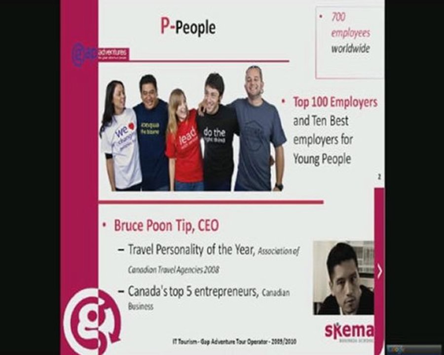 Gapadventures IT Tourism Presentation -SKEMA Business School