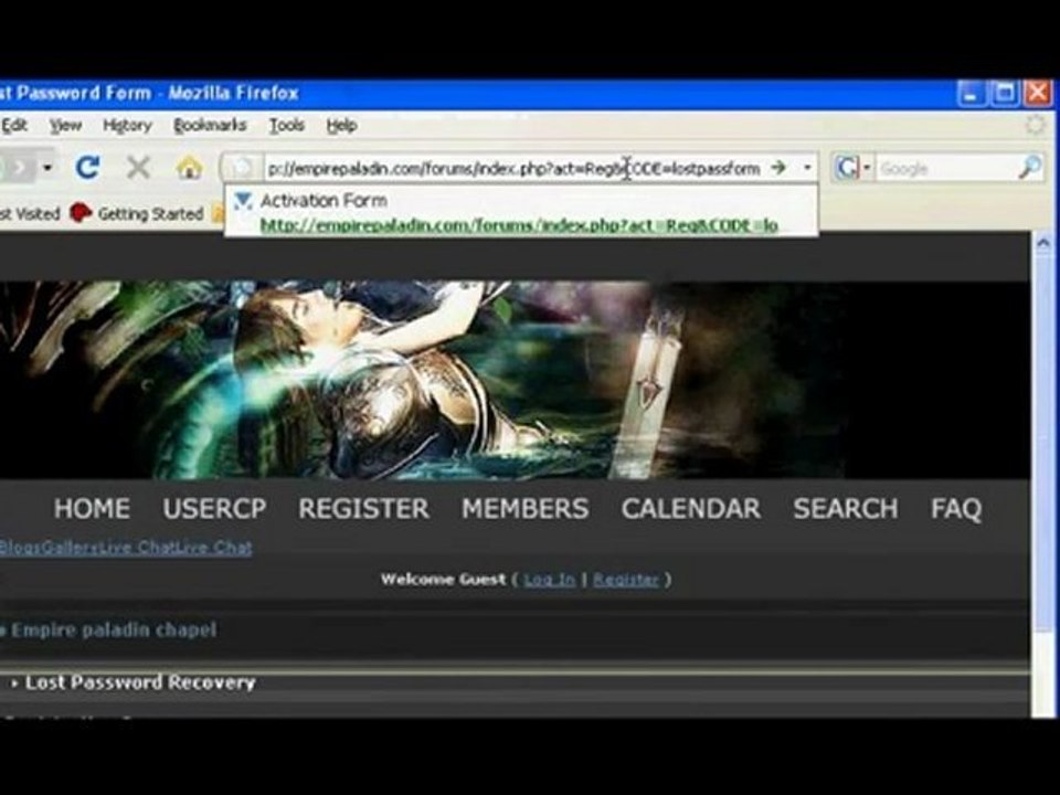 Hacking a Forum