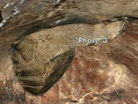 3d visualization of mining-pit