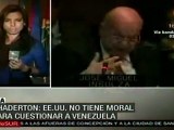 Defiende Roy Chaderton a Venezuela ante la OEA