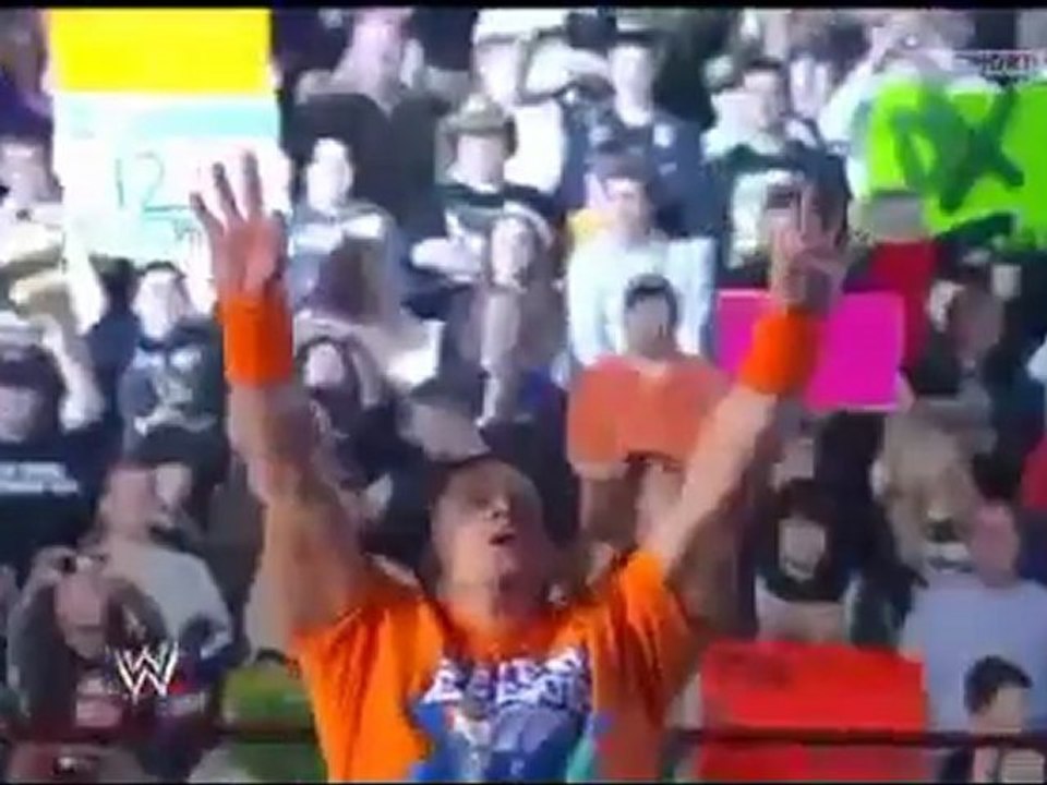 John Cena & Kofi Kingston vs Ted DiBiase & Cody Rhodes 1/2