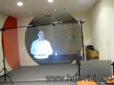 Holovisual speech, live broadcasting - Holovizuális beszéd