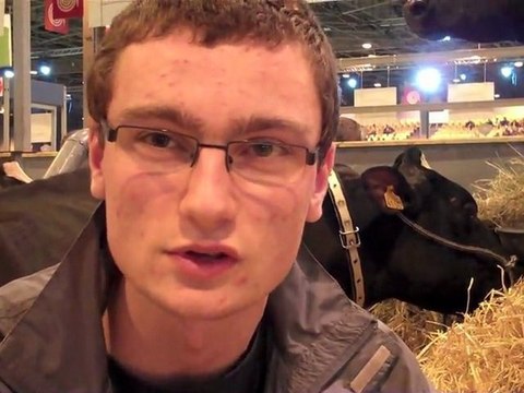 un eleveur ardennais au salon de l'agriculture