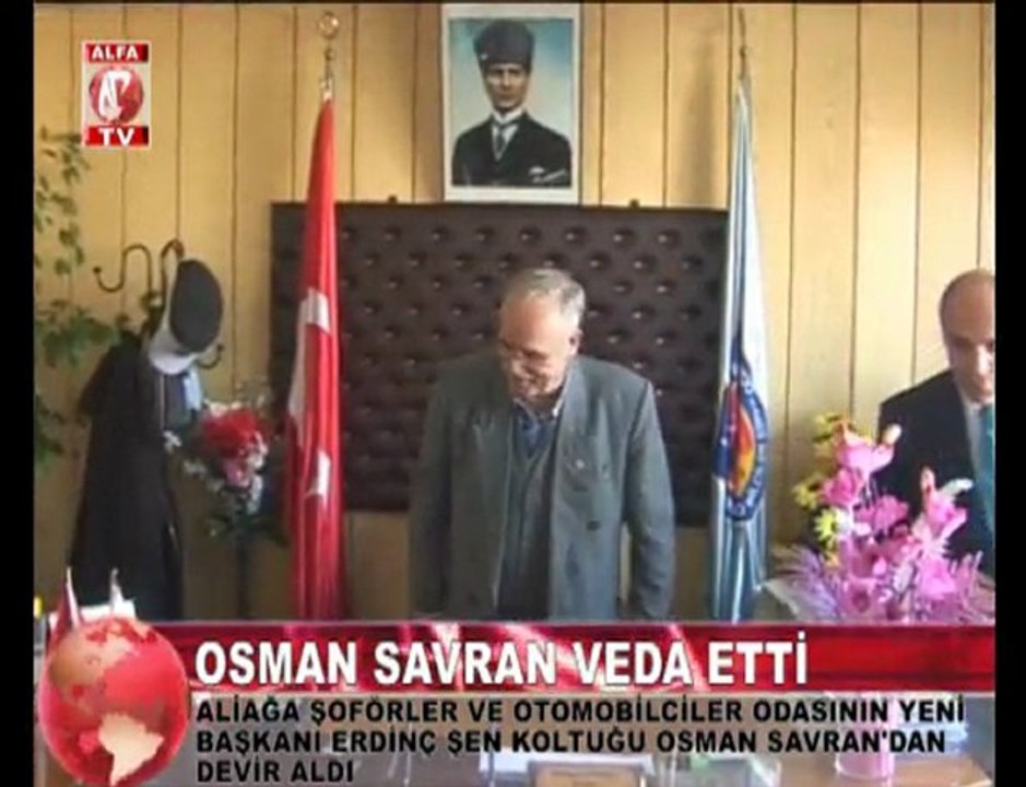 aliağa şoförler odası savran vedası