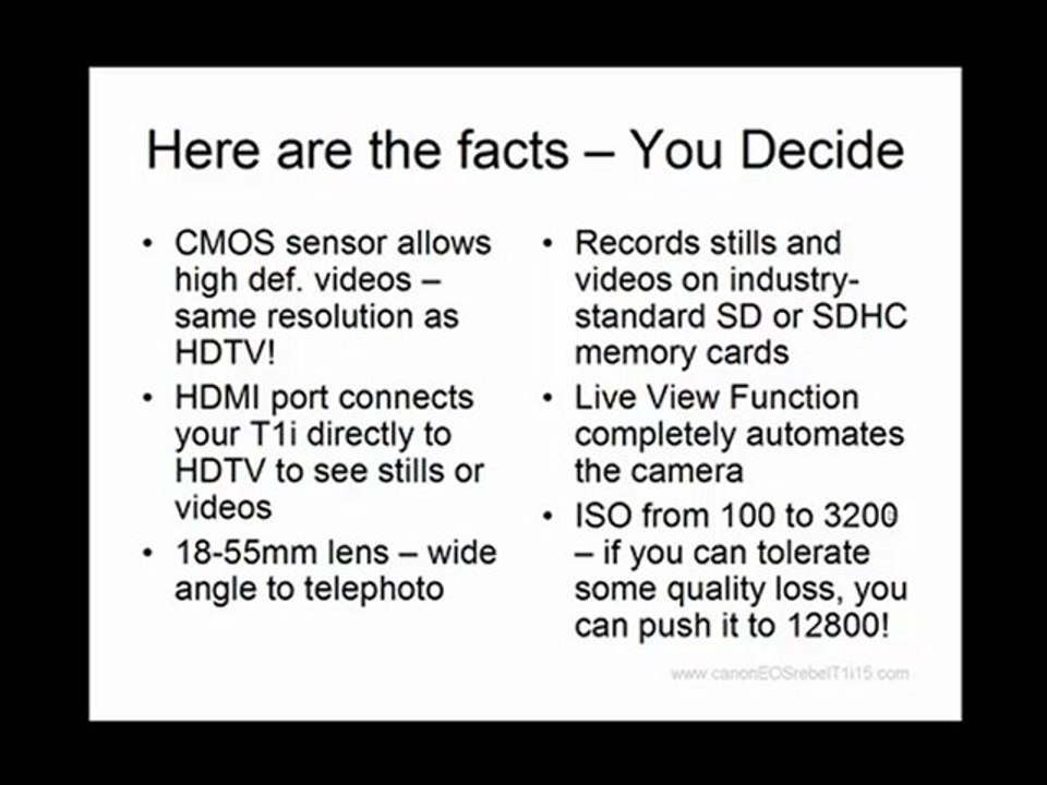 Canon EOS Rebel T1i (500D) Review