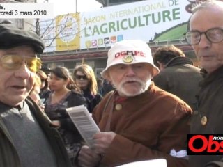 La patate BASF pose question au Salon de l'agriculture