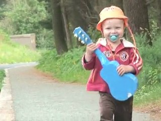 rennen met de gitaar