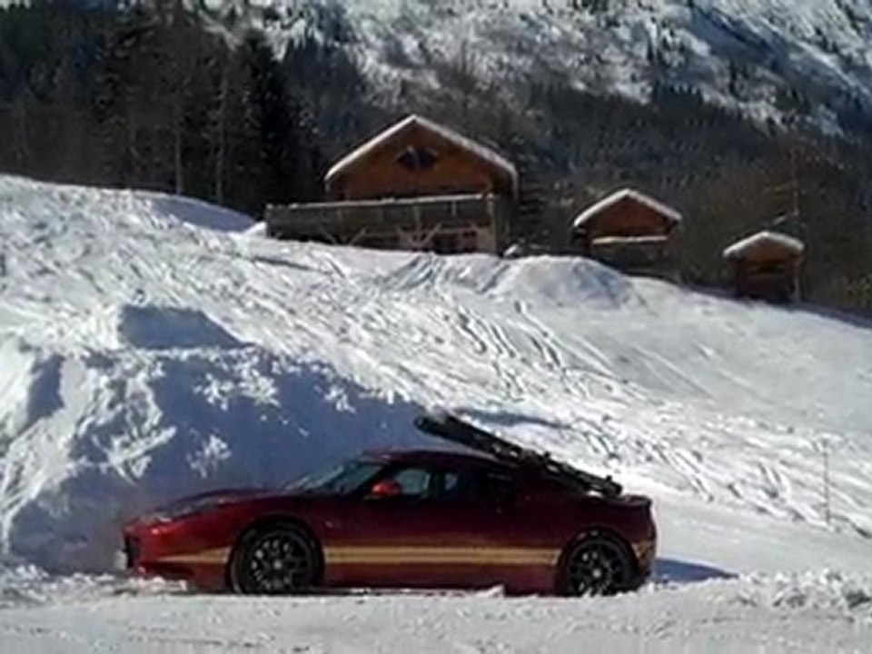 Lotus Evora in Chamonix