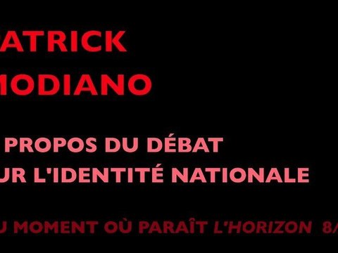 8/8 Patrick Modiano au moment où paraît L'Horizon –Mediapart