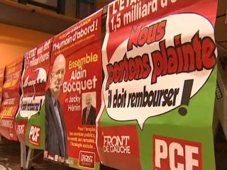 Calaisis TV: Meeting du front de gauche à la salle du Minck