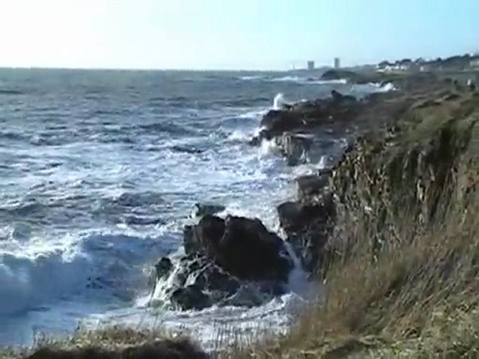 une mer au lendemain de tempete!!